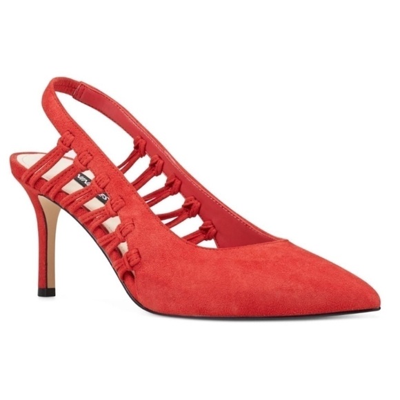 Nine West Milia Slingback Side Cutout Pump - Picture 1 of 15
